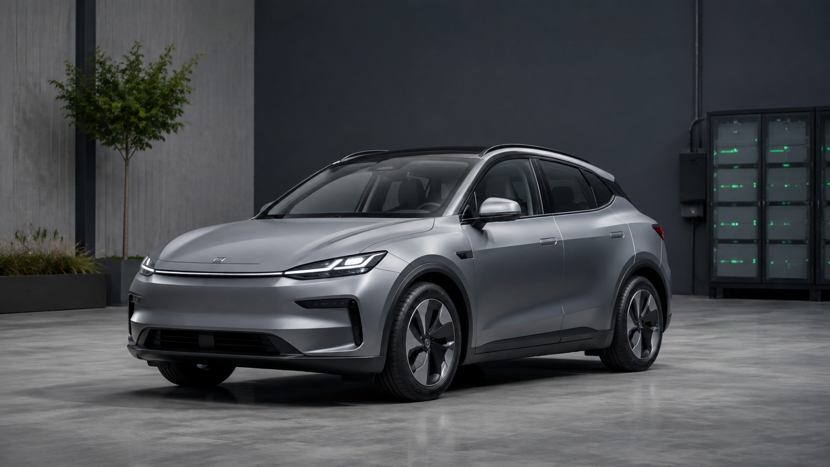 Generic electric vehicle illustrating a second-life battery application
